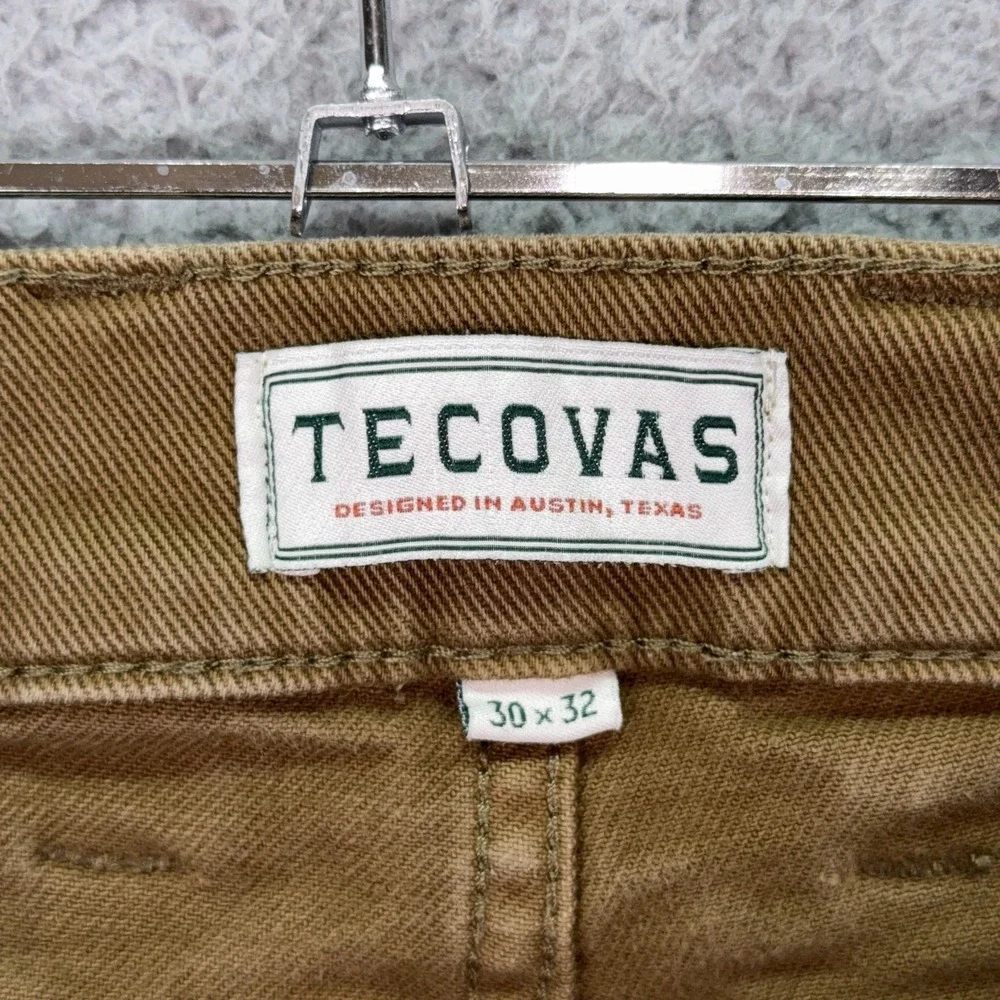 Tecovas Jeans Mens 30x32 Brown Straight 5 Pocket Comfort Stretch Western Rodeo